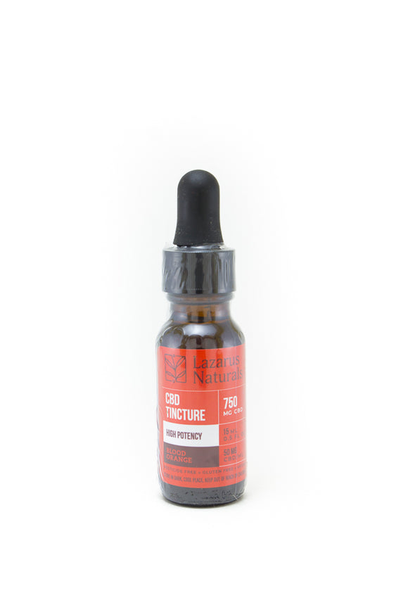 Blood Orange High Potency CBD Isolate Tincture - Coastal Chronic